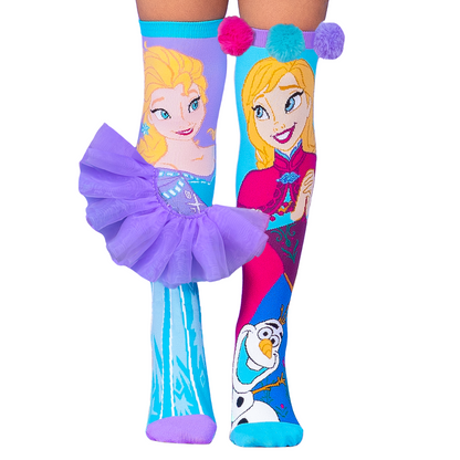 Meias Frozen Elsa e Anna para Criança – Coloridas, Divertidas e Antiderrapantes
