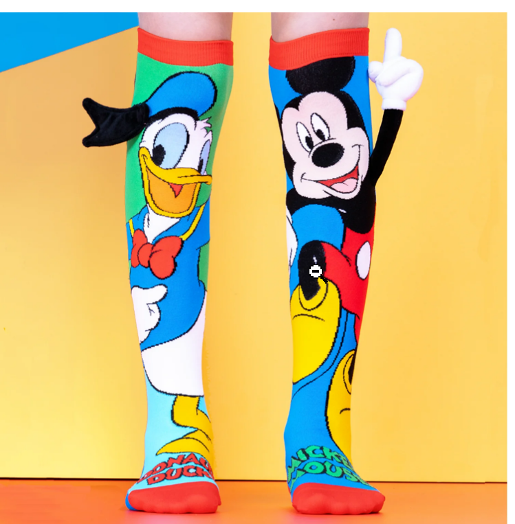 Meias Mickey e Donald Criança (3–5 anos) | Antiderrapantes