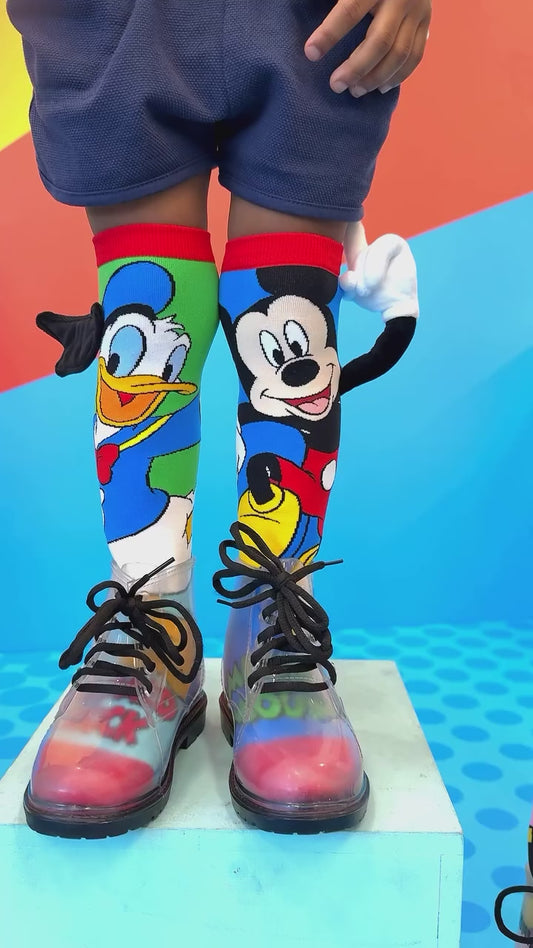 Meias Mickey e Donald Criança (3–5 anos) | Antiderrapantes